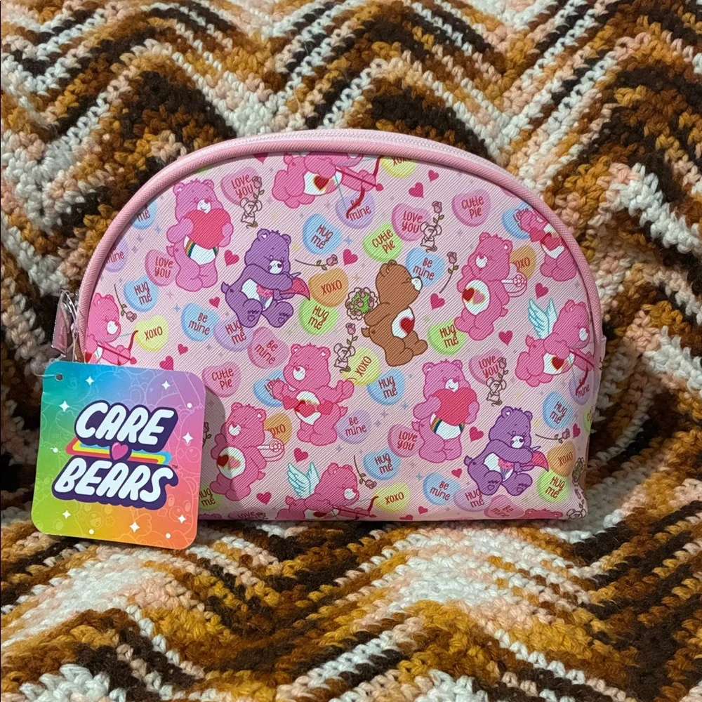 Care Bears Pink and Purple Kids Accessory Bag